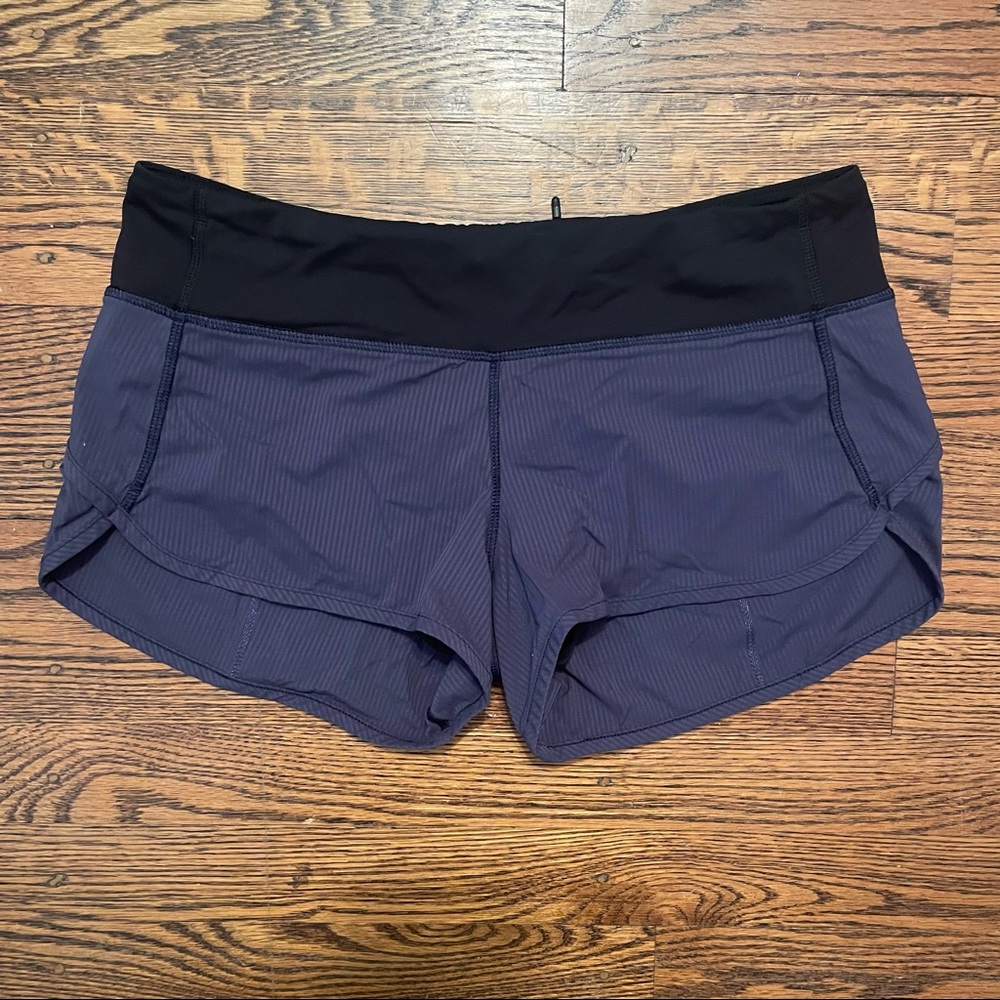 Navy Lululemon shorts